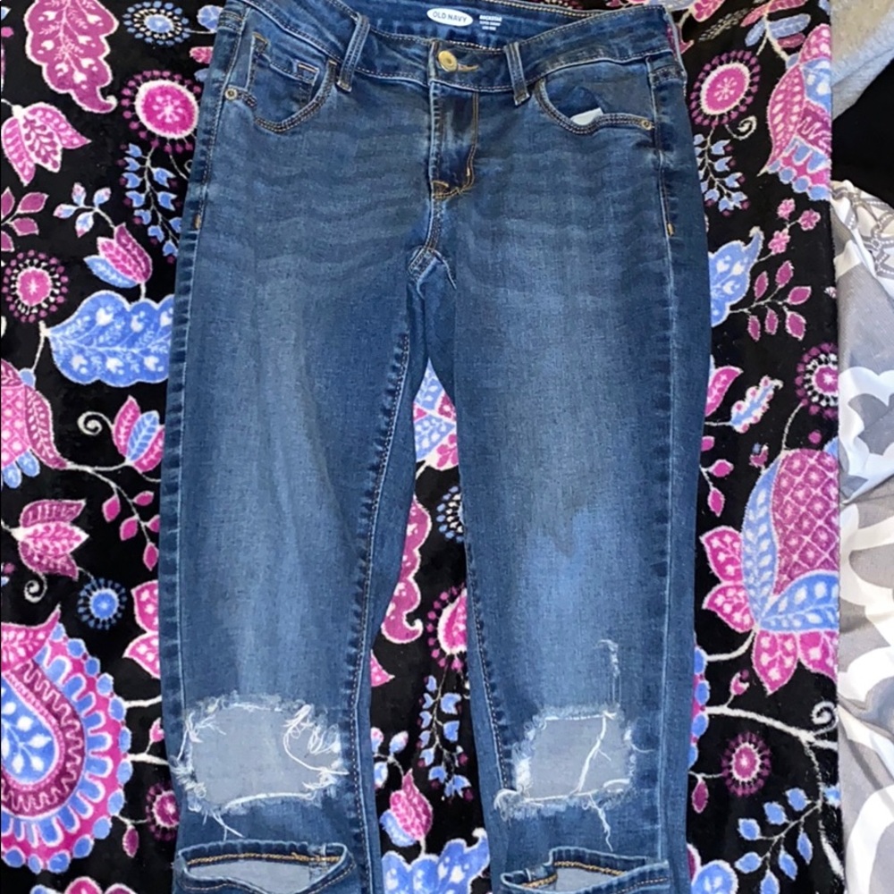 dark jeans